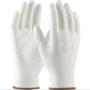 Guanti poliuretano bianchi/ neri