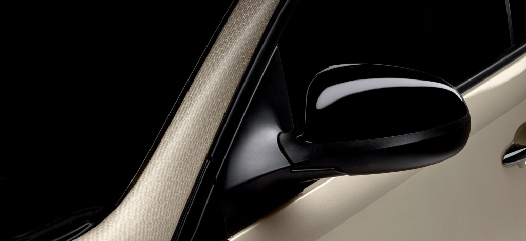 Nuova Lancia Ypsilon Monogram, dettaglio montante