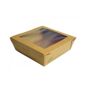 Contenitori in cartoncino con finestrella rettangolari