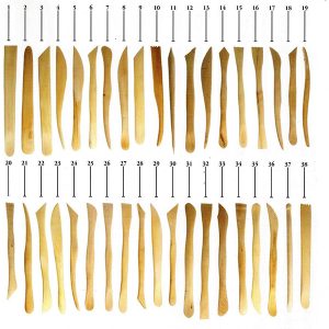 Stecca In Legno Per Modellare cm 20